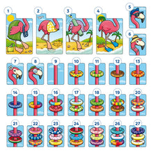 Orchard Toys Funny Flamingos Game Misplaced Pieces 275