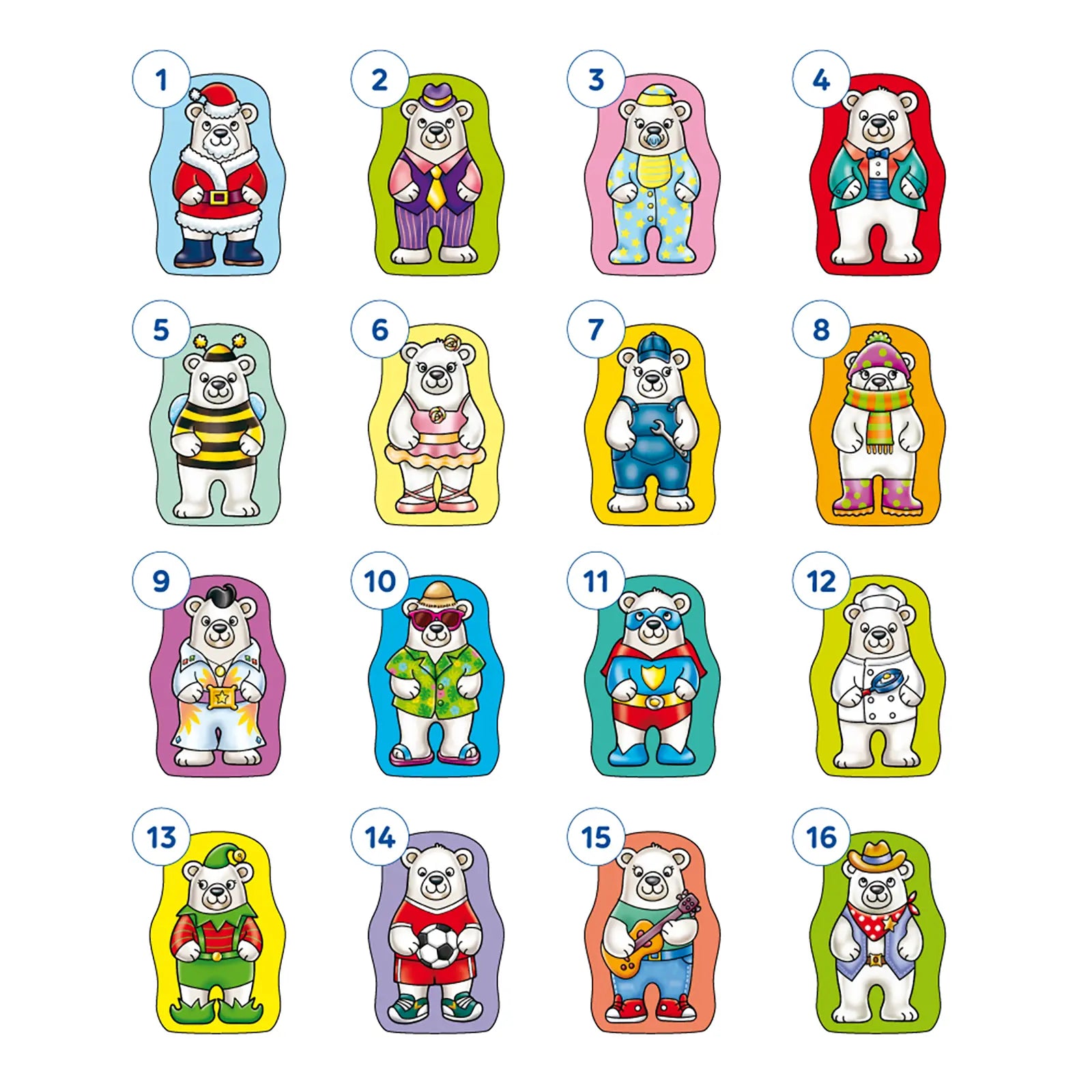 Orchard Toys Polar Pairs Game Misplaced Pieces 283