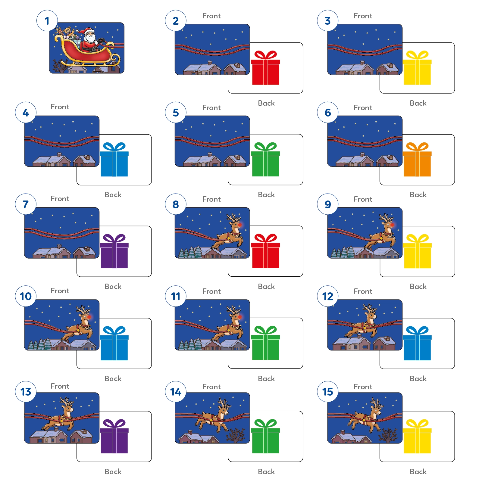 Orchard Toys Santas Sleigh Misplaced Pieces 313