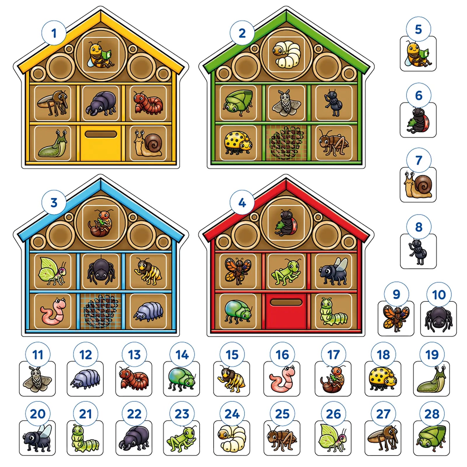 Orchard Toys Little Bug Hotel Misplaced Pieces 78