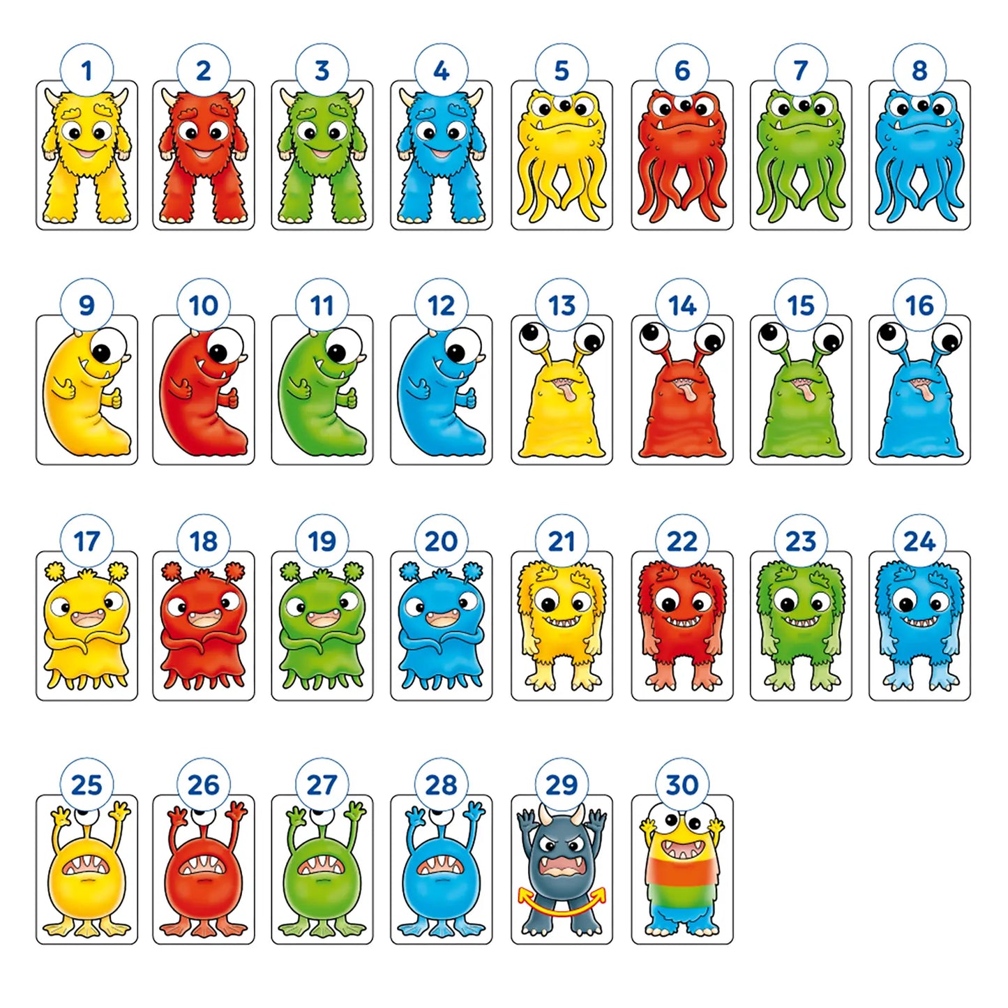 Orchard Toys Monster Match Misplaced Pieces 281