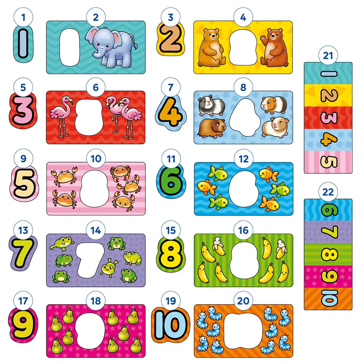 Orchard Toys Number Puzzles Misplaced Pieces 289