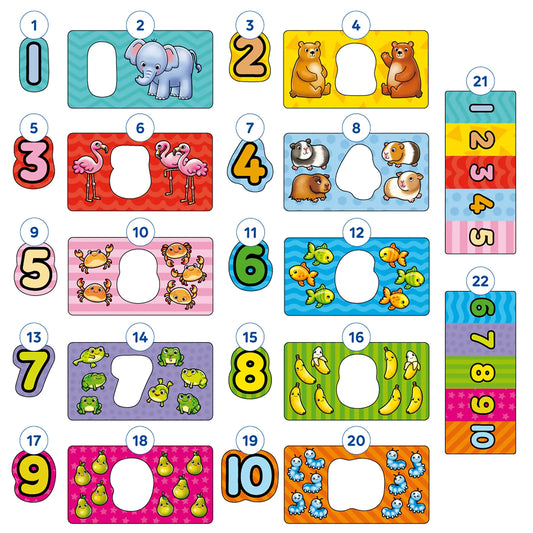 Orchard Toys Number Puzzles Misplaced Pieces 289