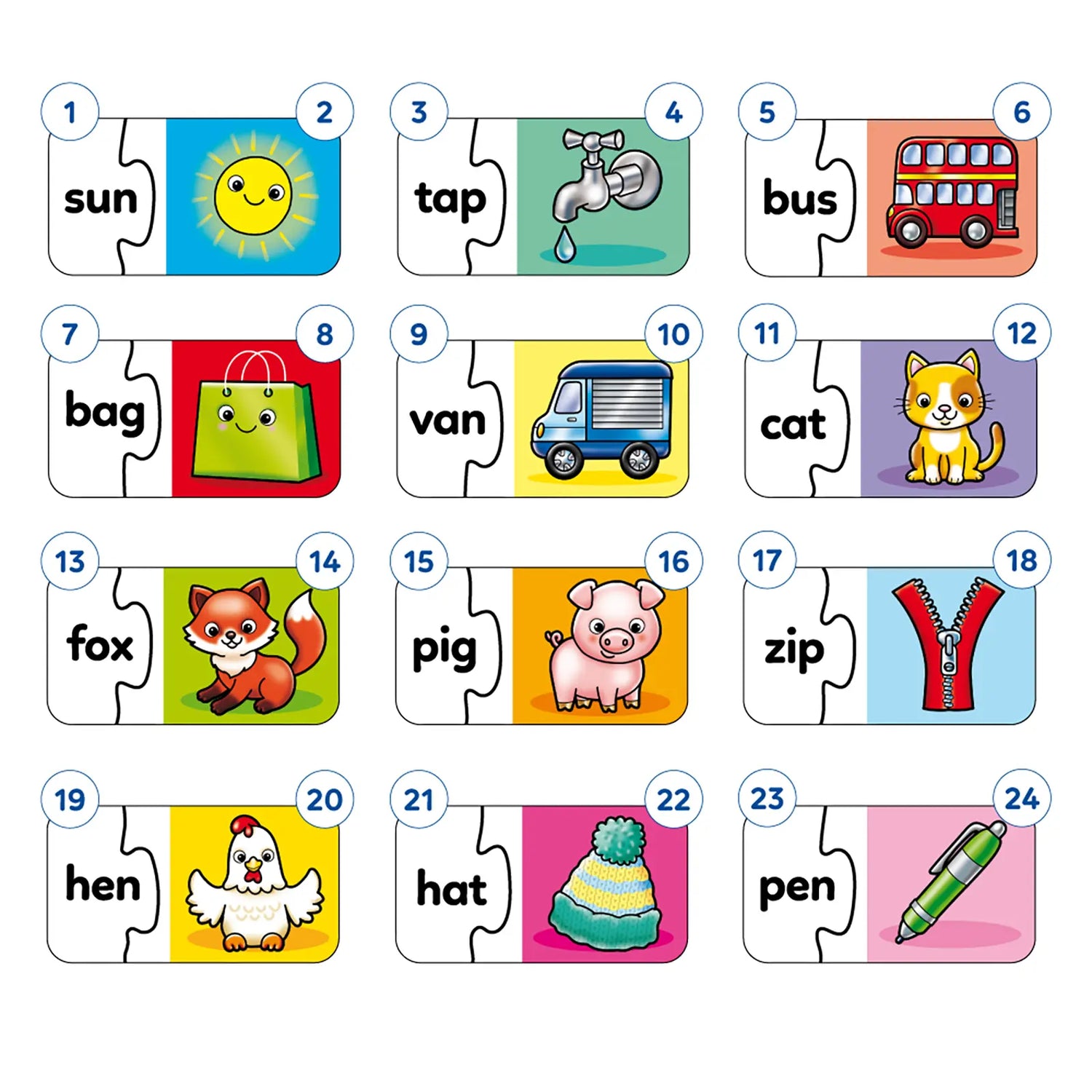 Orchard Toys First Word Puzzles Misplaced Pieces 282