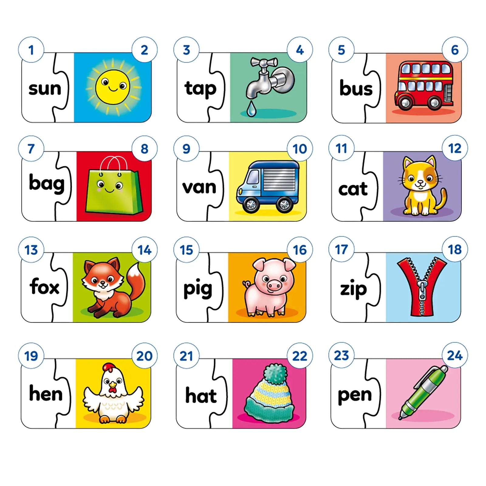 Orchard Toys First Word Puzzles Misplaced Pieces 282