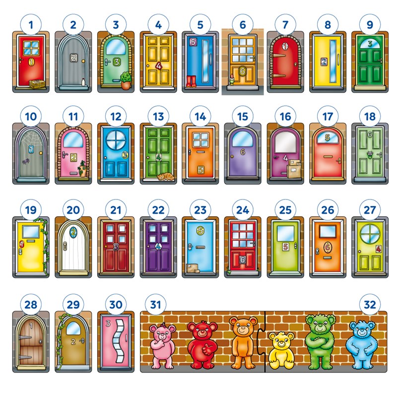 Orchard Toys Knock Knock Who's There Game Misplaced Pieces 76