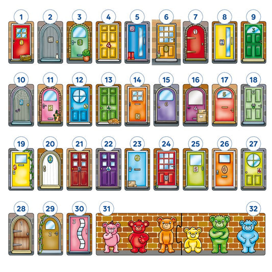 Orchard Toys Knock Knock Who's There Game Misplaced Pieces 76