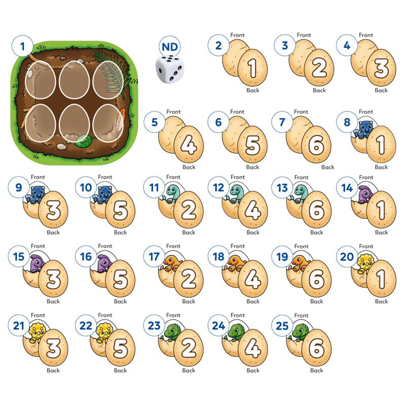 Orchard Toys Hatch And Match Game Misplaced Pieces 75
