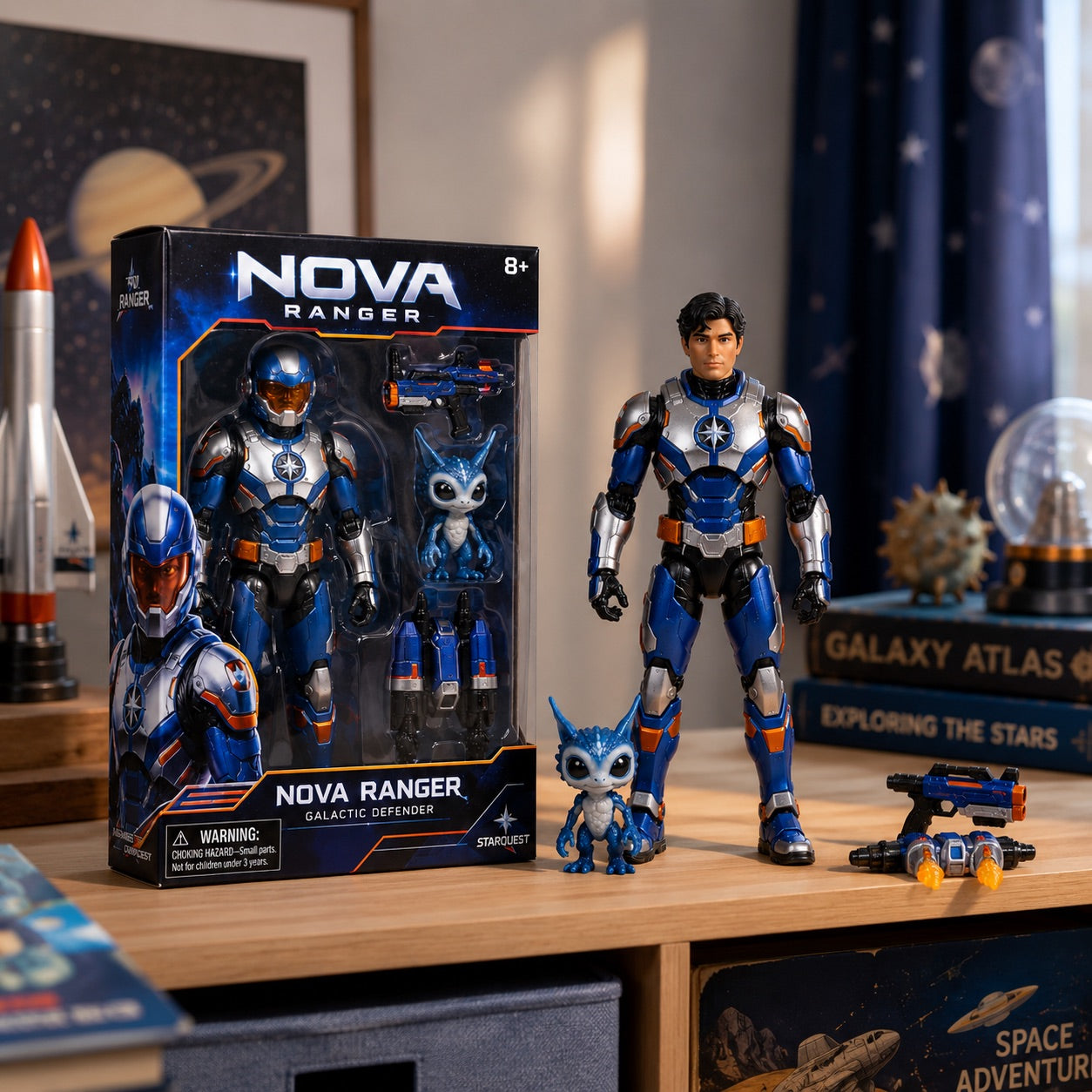 Nova Ranger Galactic Defender Action Figure