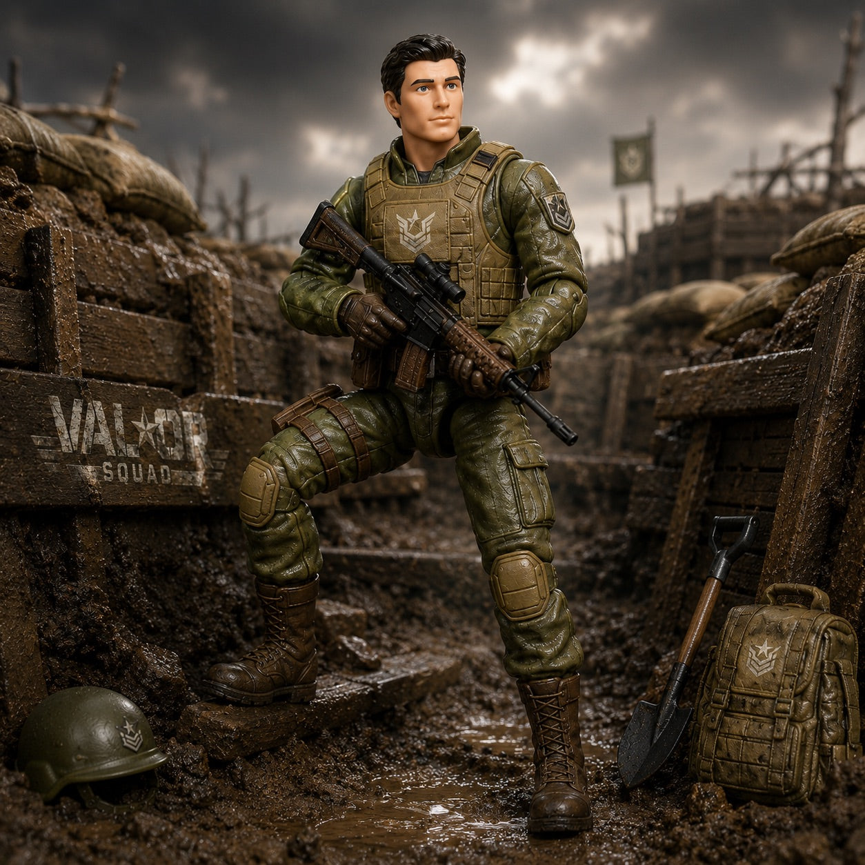 Valor Squad Trench Ranger Action Figure