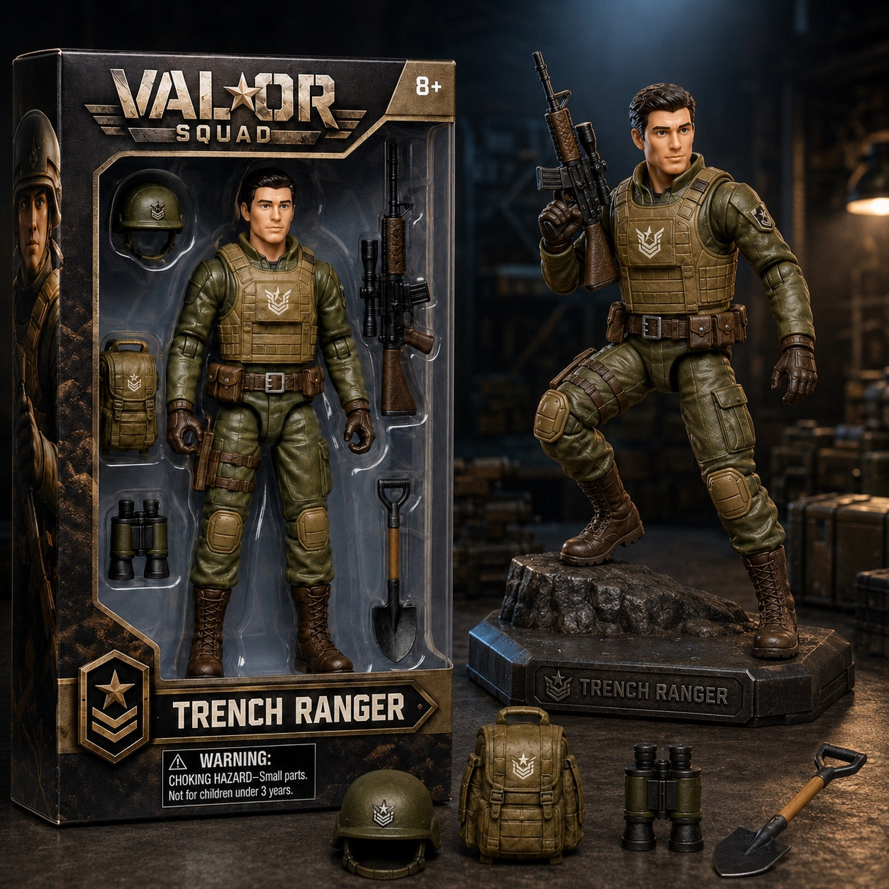 Valor Squad Trench Ranger Action Figure