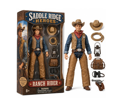 Saddle Ridge Heroes Ranch Rider Action Figure