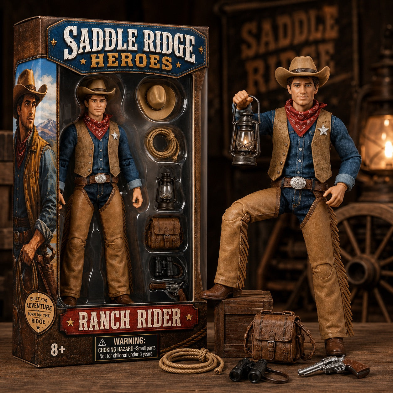 Saddle Ridge Heroes Ranch Rider Action Figure