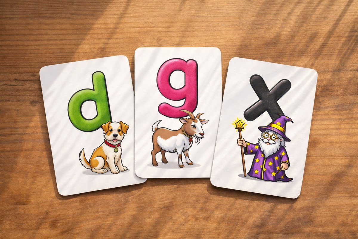 ABC Flashcards Misplaced Pieces — main