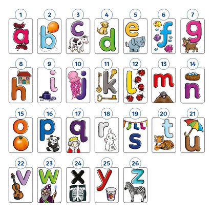 Orchard Toys ABC Flashcards Misplaced Pieces 63