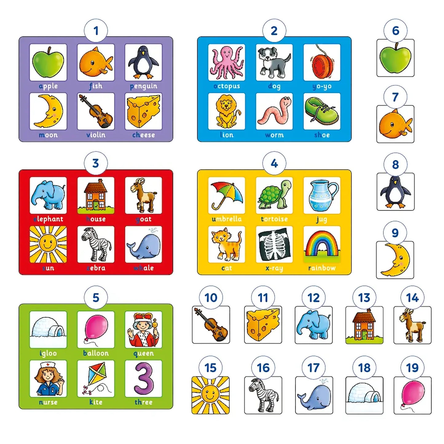 Orchard Toys Alphabet Lotto Game Misplaced Pieces 169