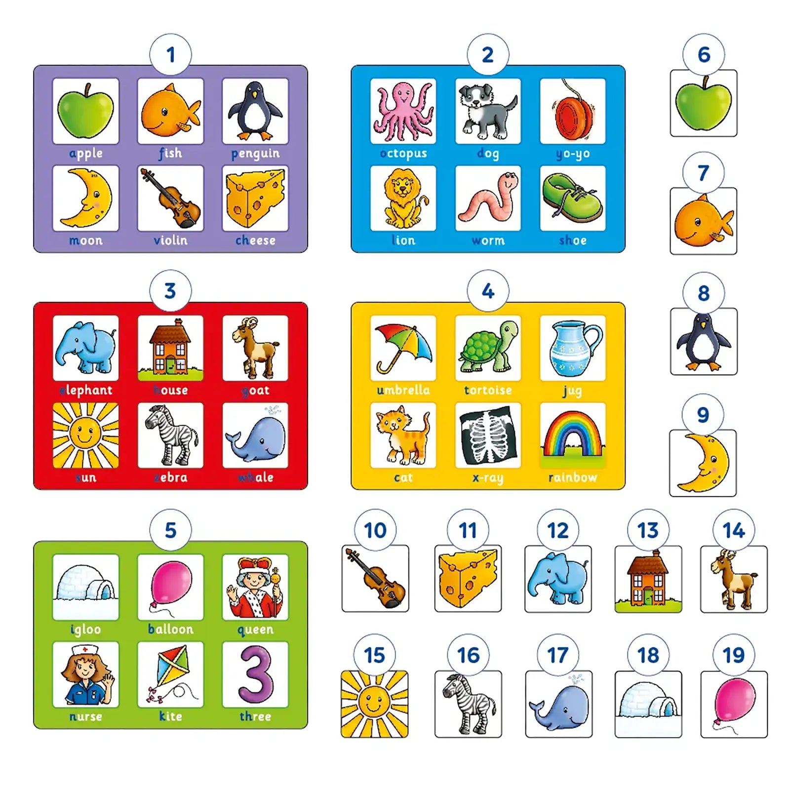 Orchard Toys Alphabet Lotto Game Misplaced Pieces 169