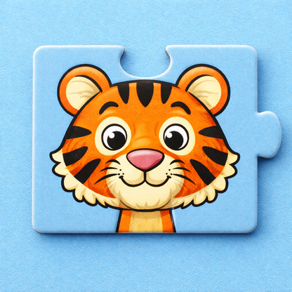 Animal Misfits Game Misplaced Pieces — Detail Shot