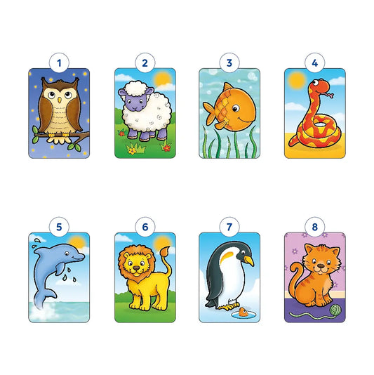 Orchard Toys Animal Match Game Misplaced Pieces 170