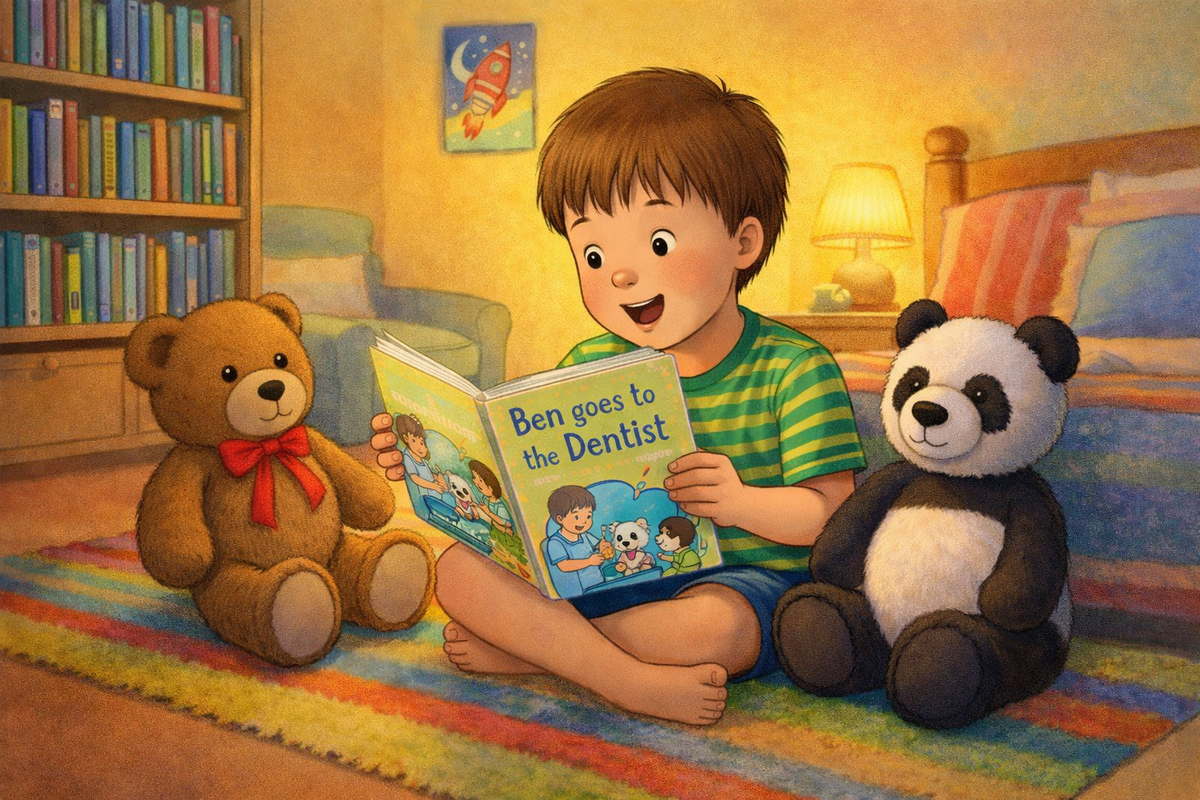 Ben Goes to the Dentist — interior page