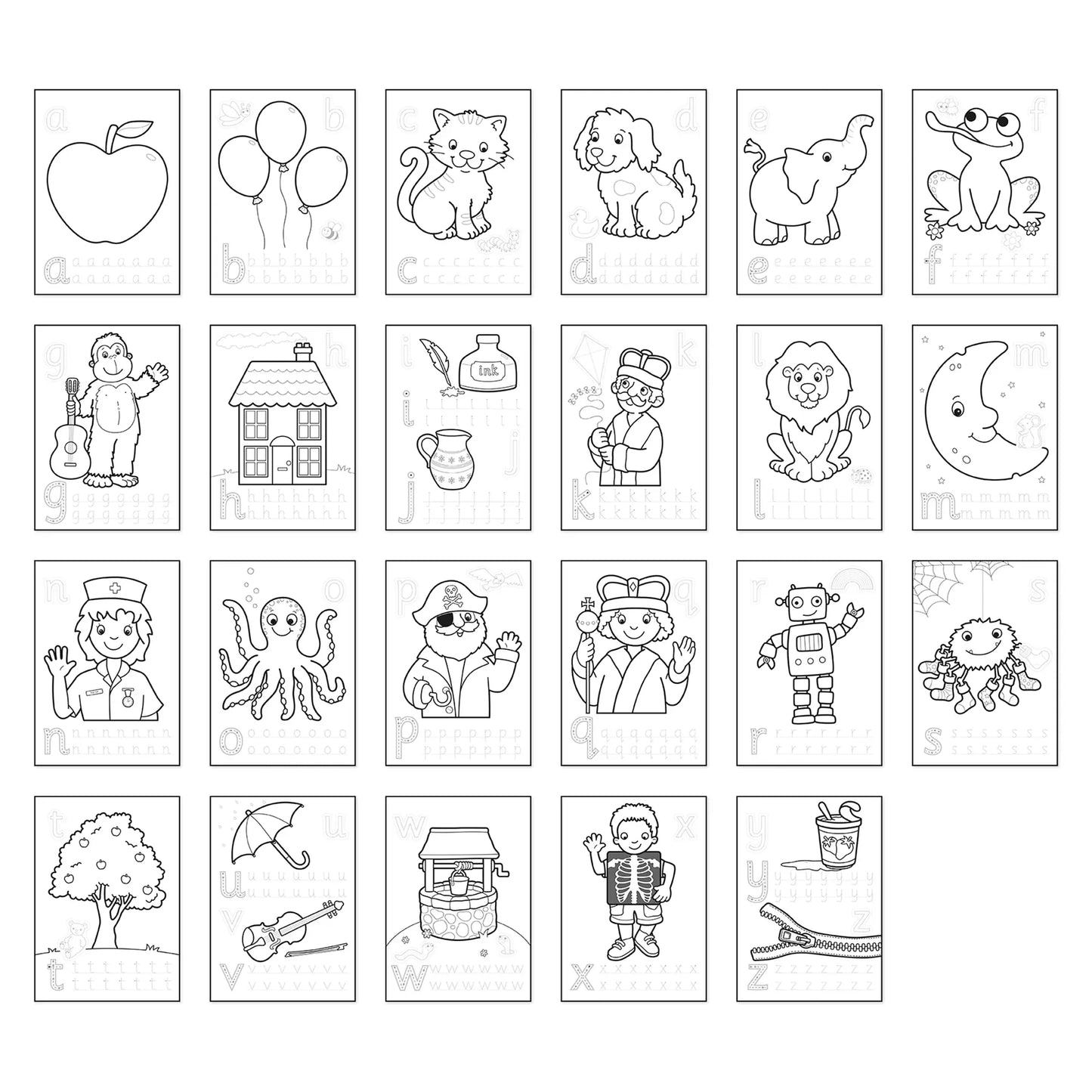 Orchard Toys ABC Colouring Book 1