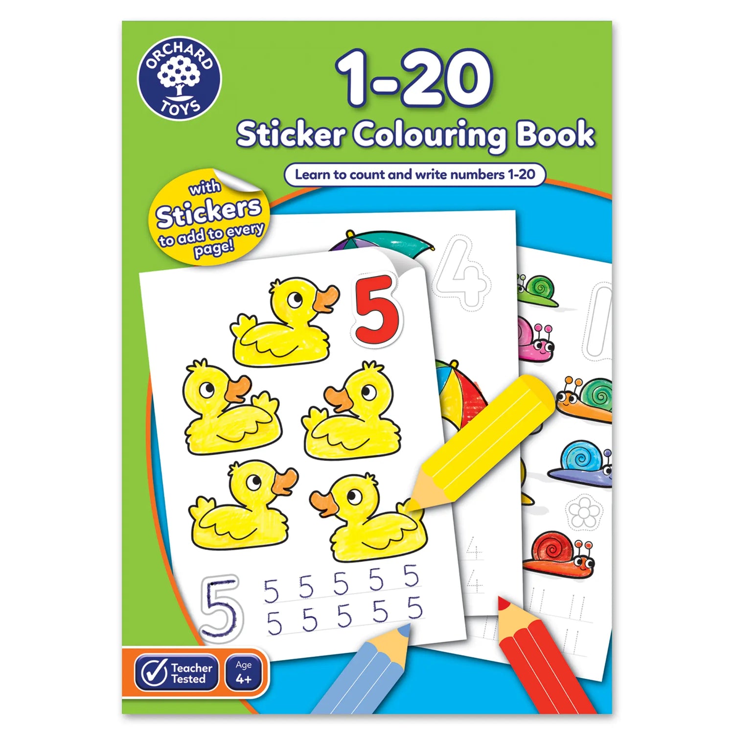 Orchard Toys 1-20 Colouring Book 146