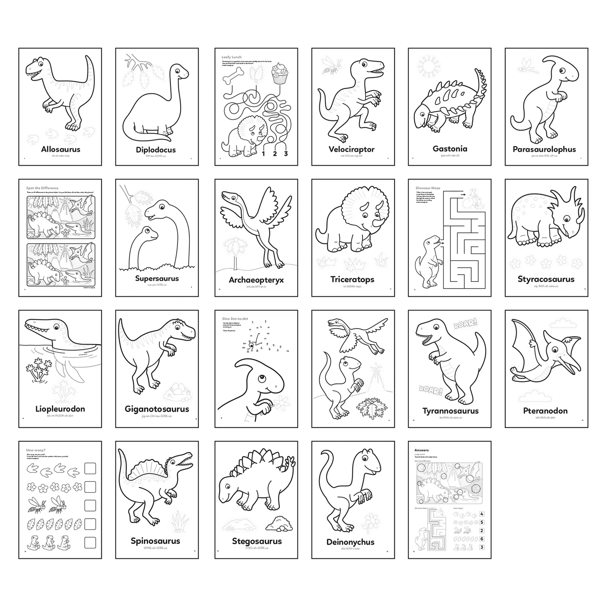 Orchard Toys Dinosaurs Colouring Book 4
