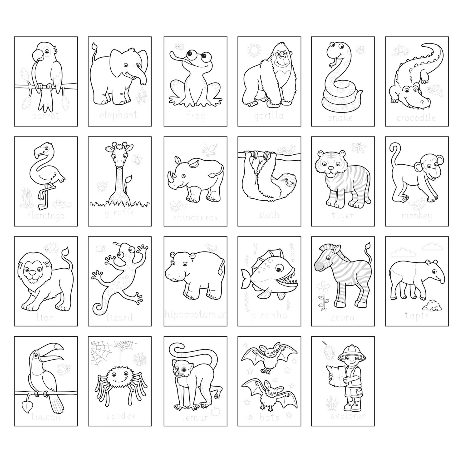 Orchard Toys Jungle Colouring Book 1