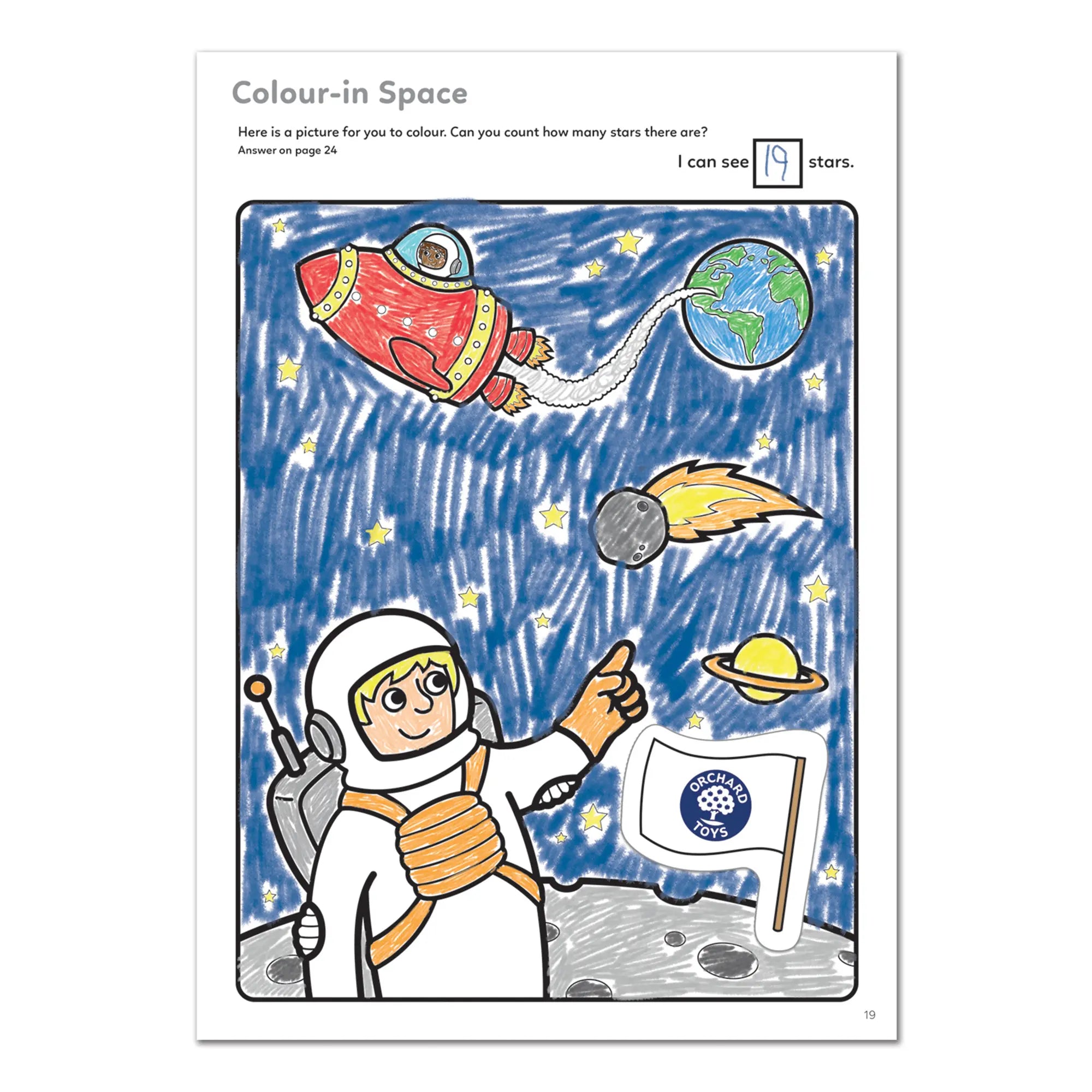 Orchard Toys Outer Space Colouring Book 2