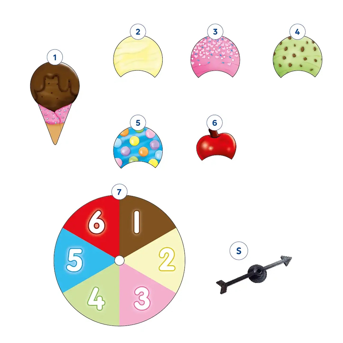 Orchard Toys Counting Cones Game Misplaced Pieces 50