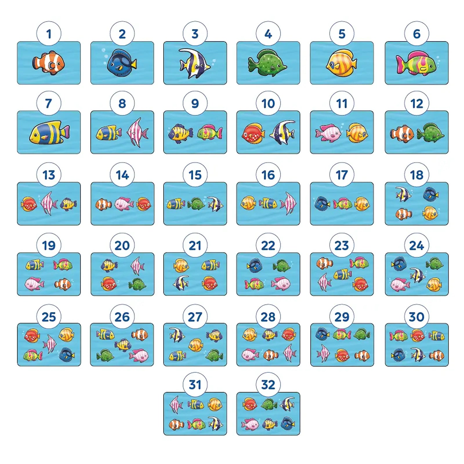 Orchard Toys Counting Fish Game Misplaced Pieces 67