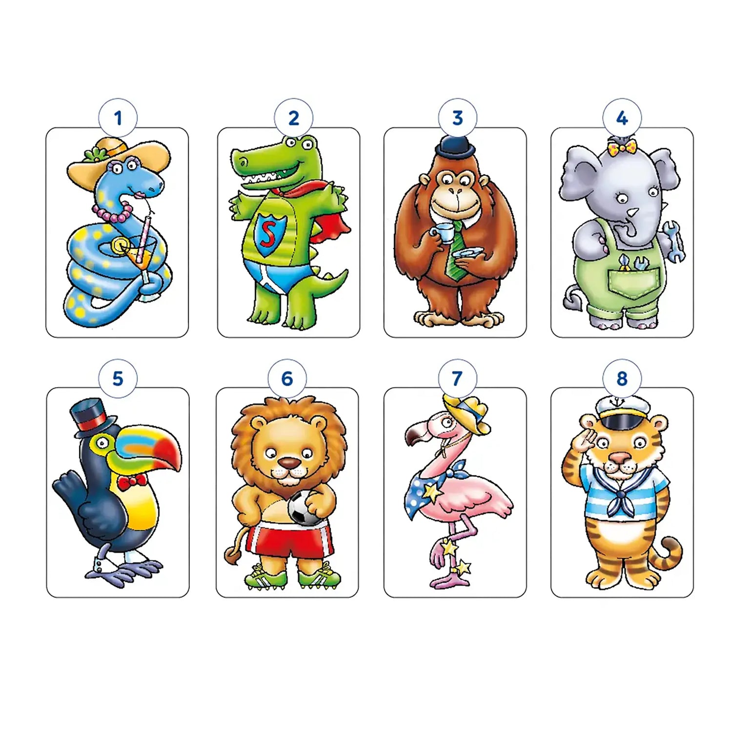 Orchard Toys Crocodile Snap Mini Game Misplaced Pieces 175