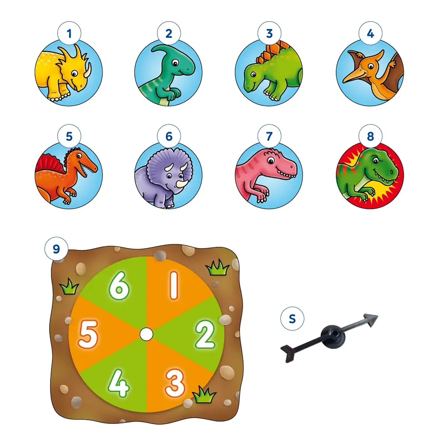 Orchard Toys Dinosaur 3 In A Box Misplaced Pieces 277