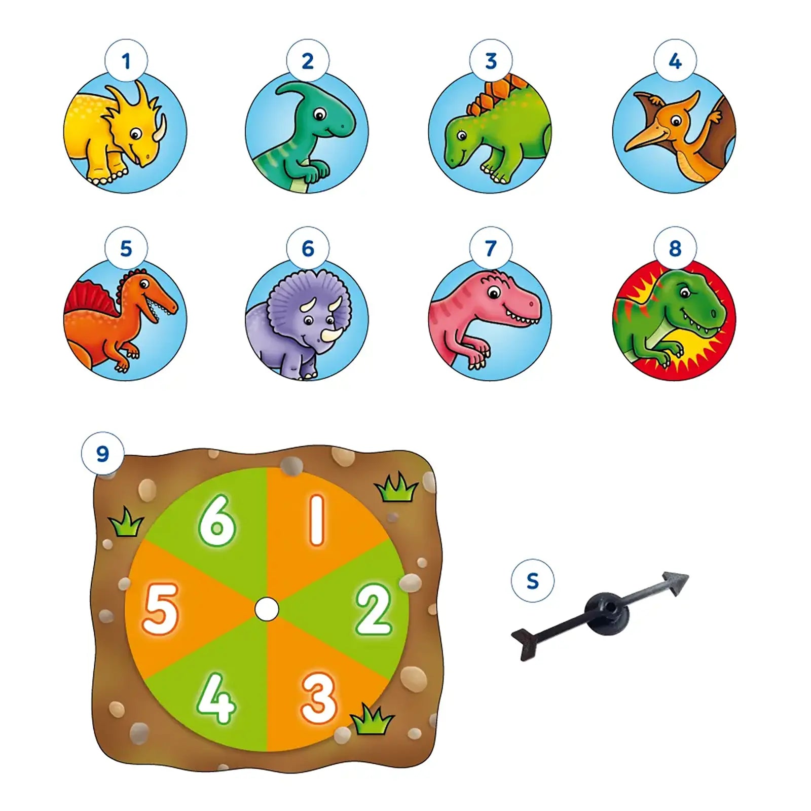 Orchard Toys Dinosaur 3 In A Box Misplaced Pieces 277