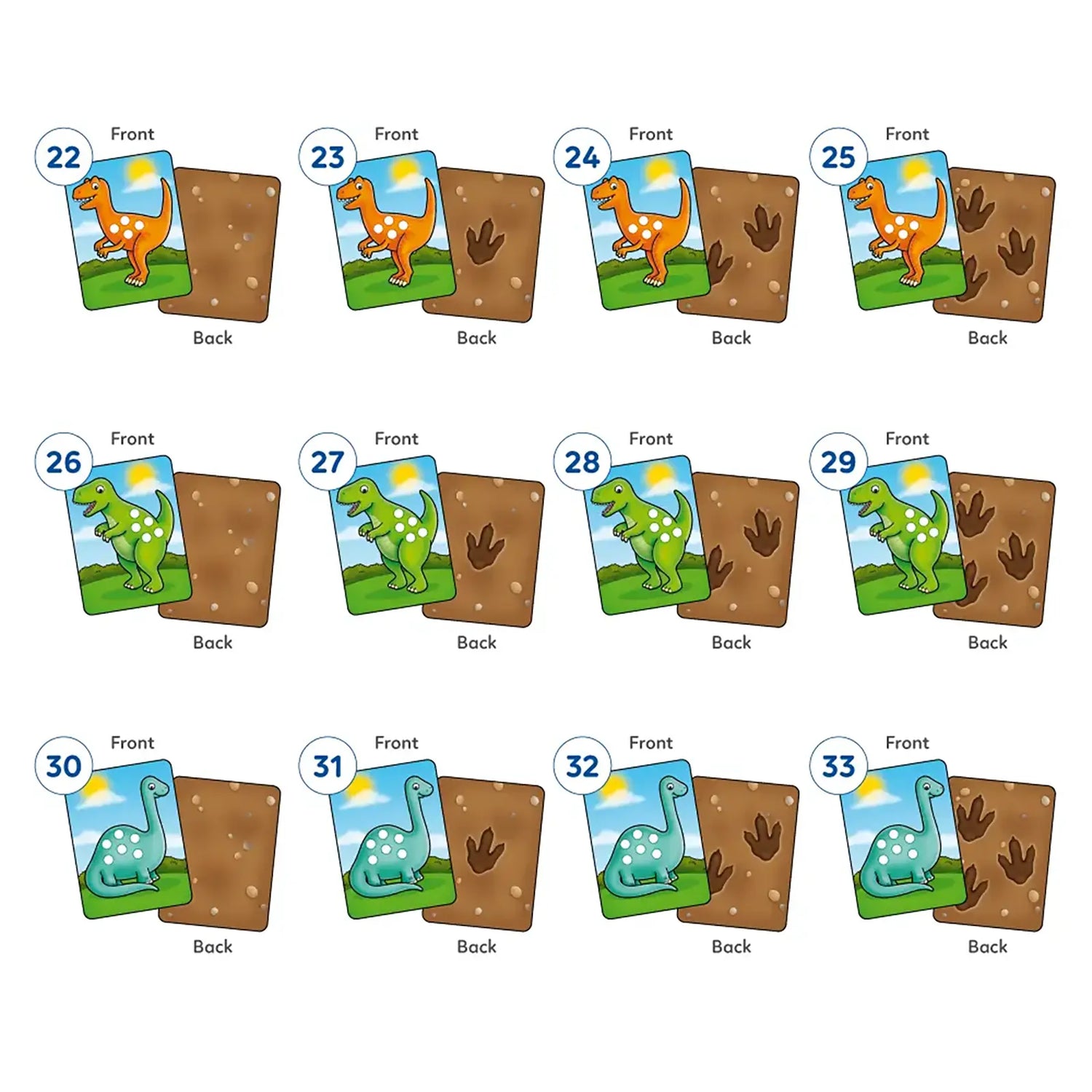 Orchard Toys Dinosaur 3 In A Box Misplaced Pieces 2