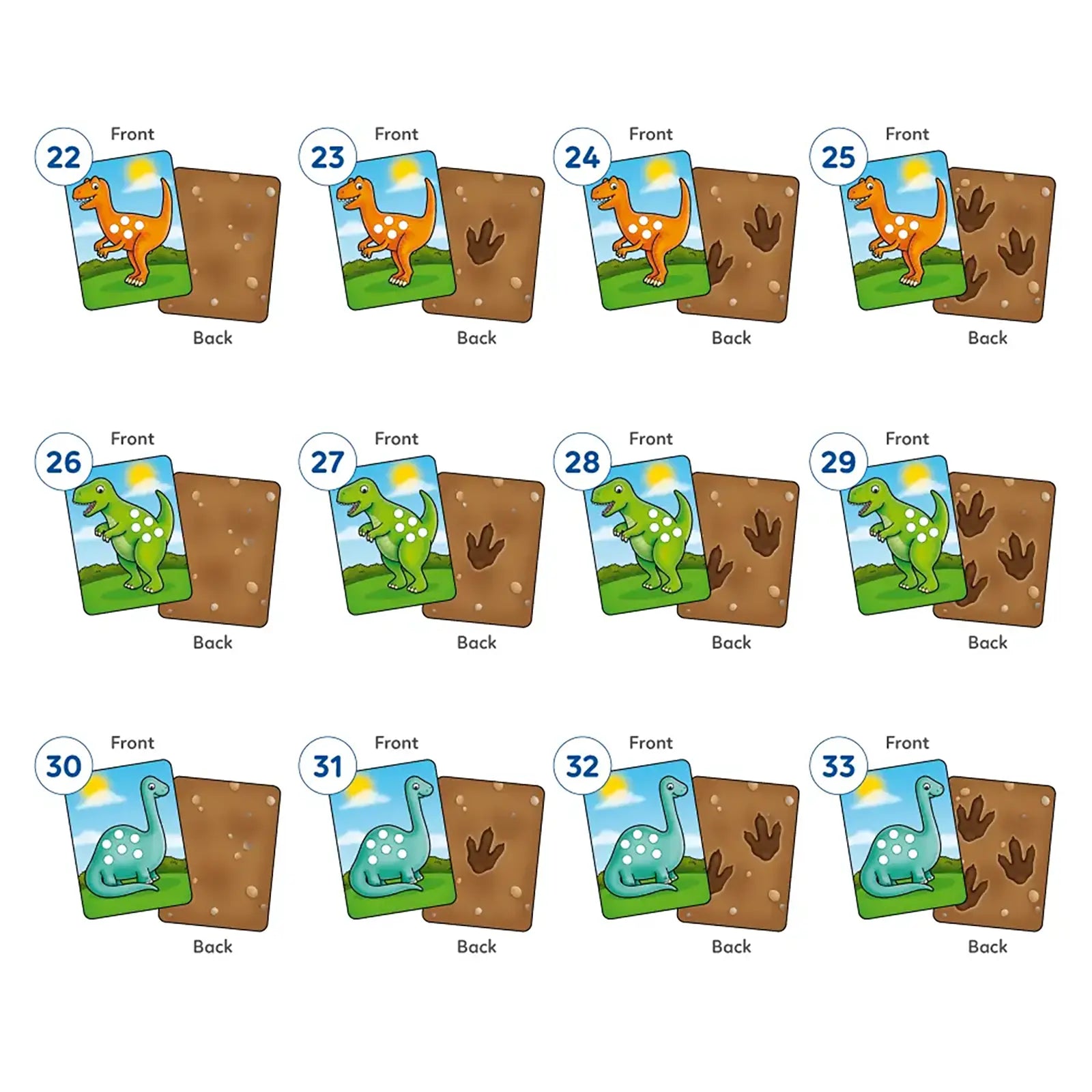 Orchard Toys Dinosaur 3 In A Box Misplaced Pieces 2