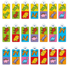 Orchard Toys Dinosaur Dominoes Mini Game Misplaced Pieces 177