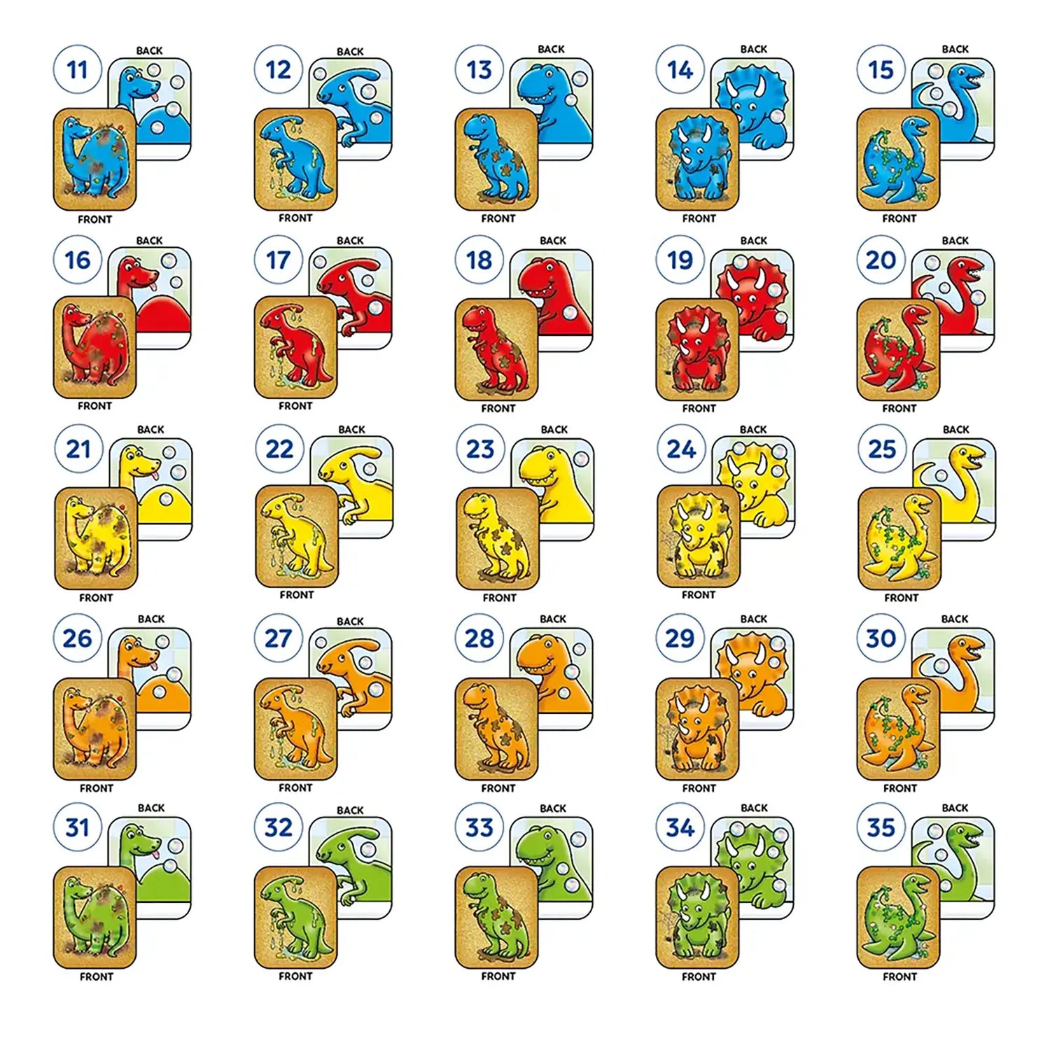 Orchard Toys Dirty Dinos Game Misplaced Pieces 1