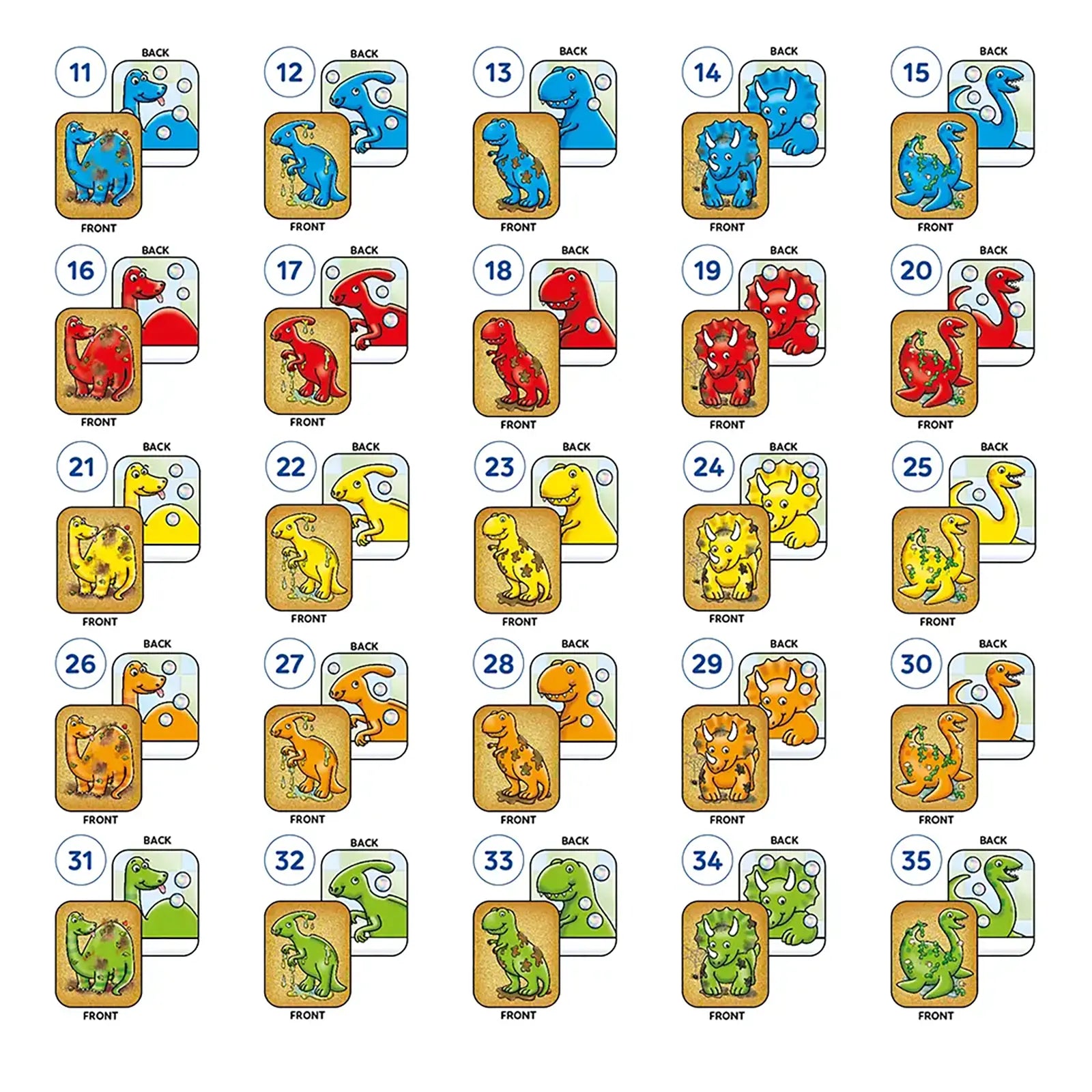 Orchard Toys Dirty Dinos Game Misplaced Pieces 1