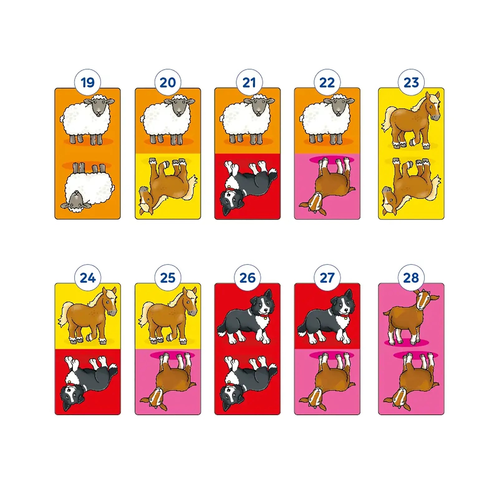 Orchard Toys Farmyard Dominoes Game Misplaced Pieces 1