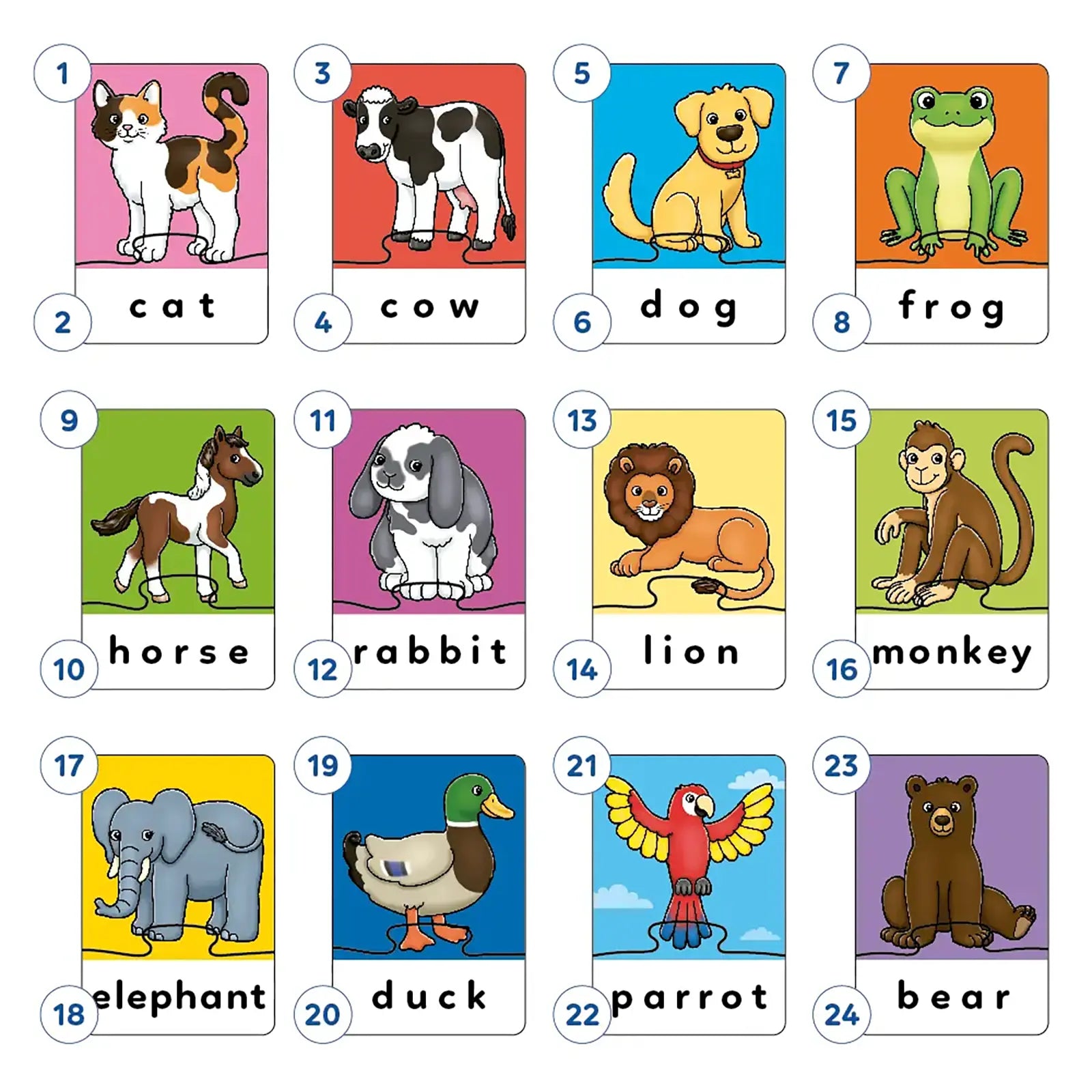 Orchard Toys First Animals Game Misplaced Pieces 266