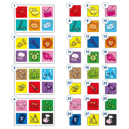 Orchard Toys First Sounds Lotto Game Misplaced Pieces 182