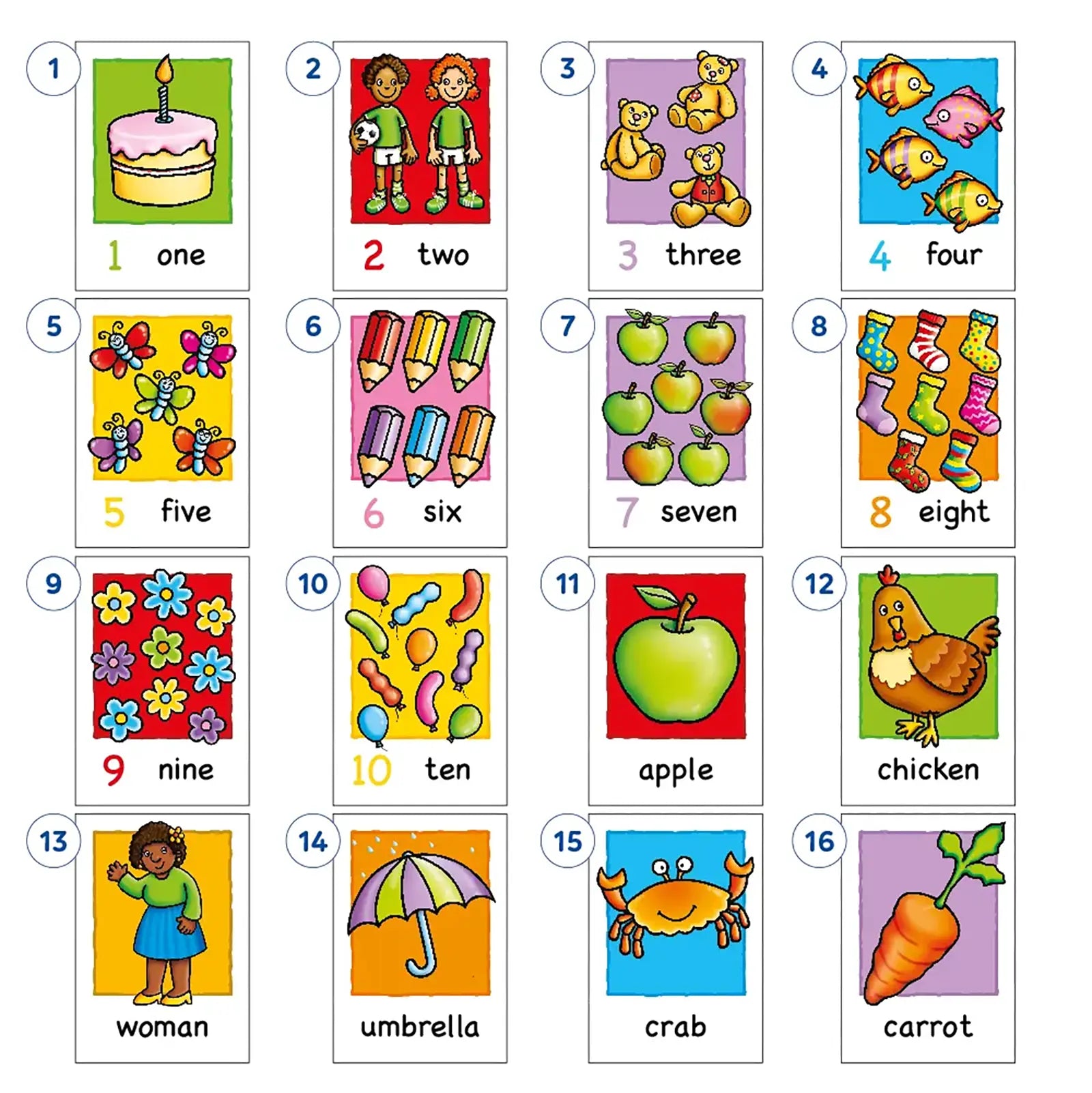 Orchard Toys Flashcards Misplaced Pieces 166