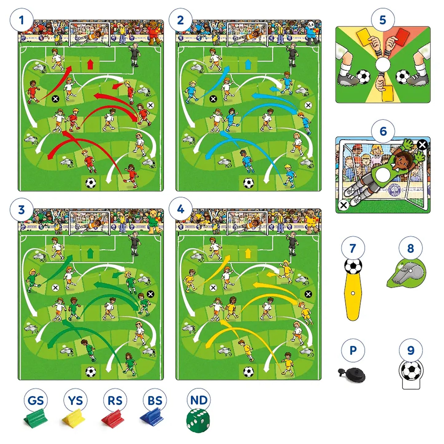Orchard Toys Football Game Misplaced Pieces 184