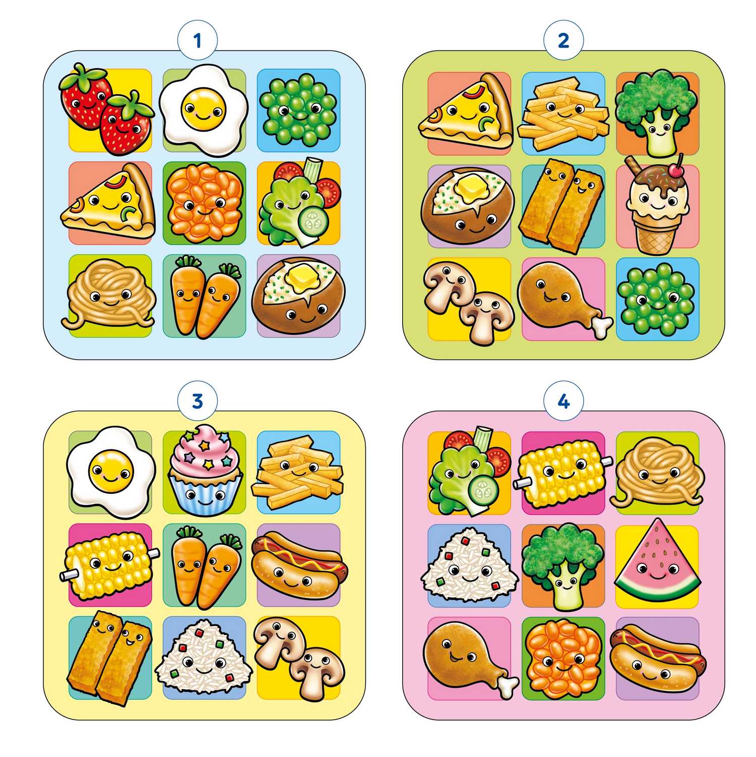 Orchard Toys Fun Food Bingo Misplaced Pieces 305