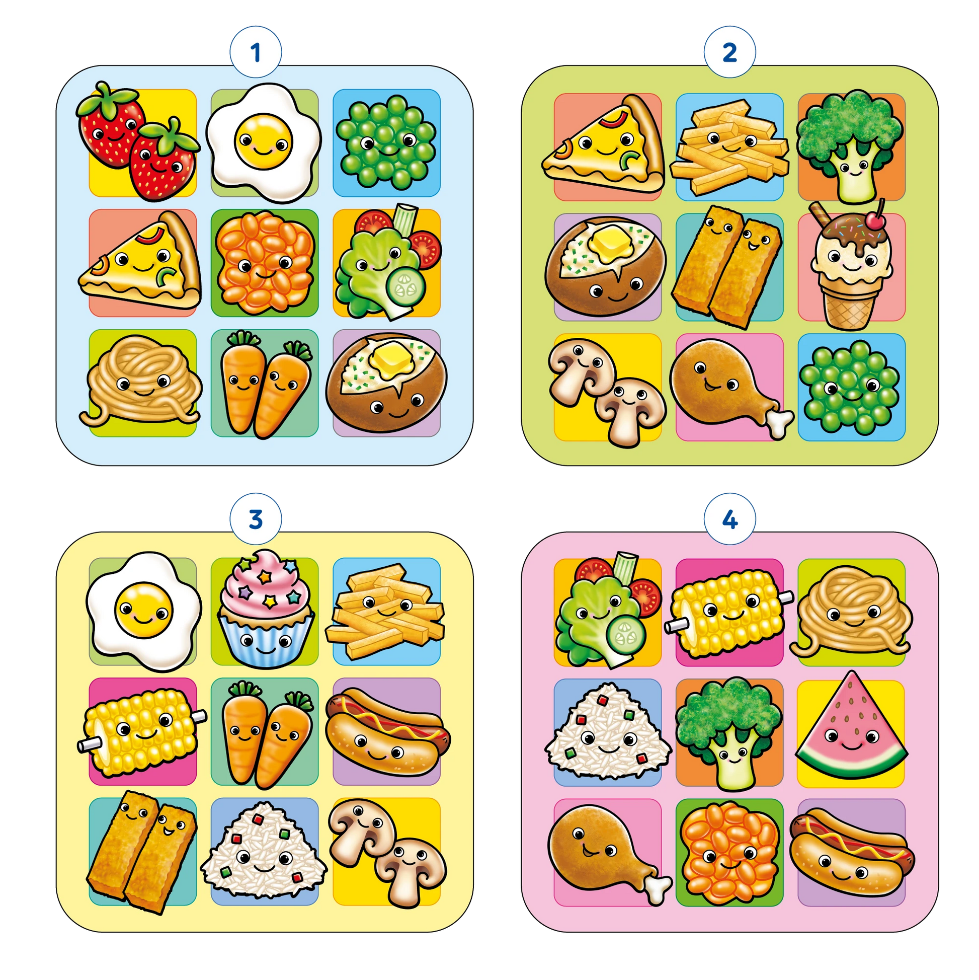 Orchard Toys Fun Food Bingo Misplaced Pieces 305