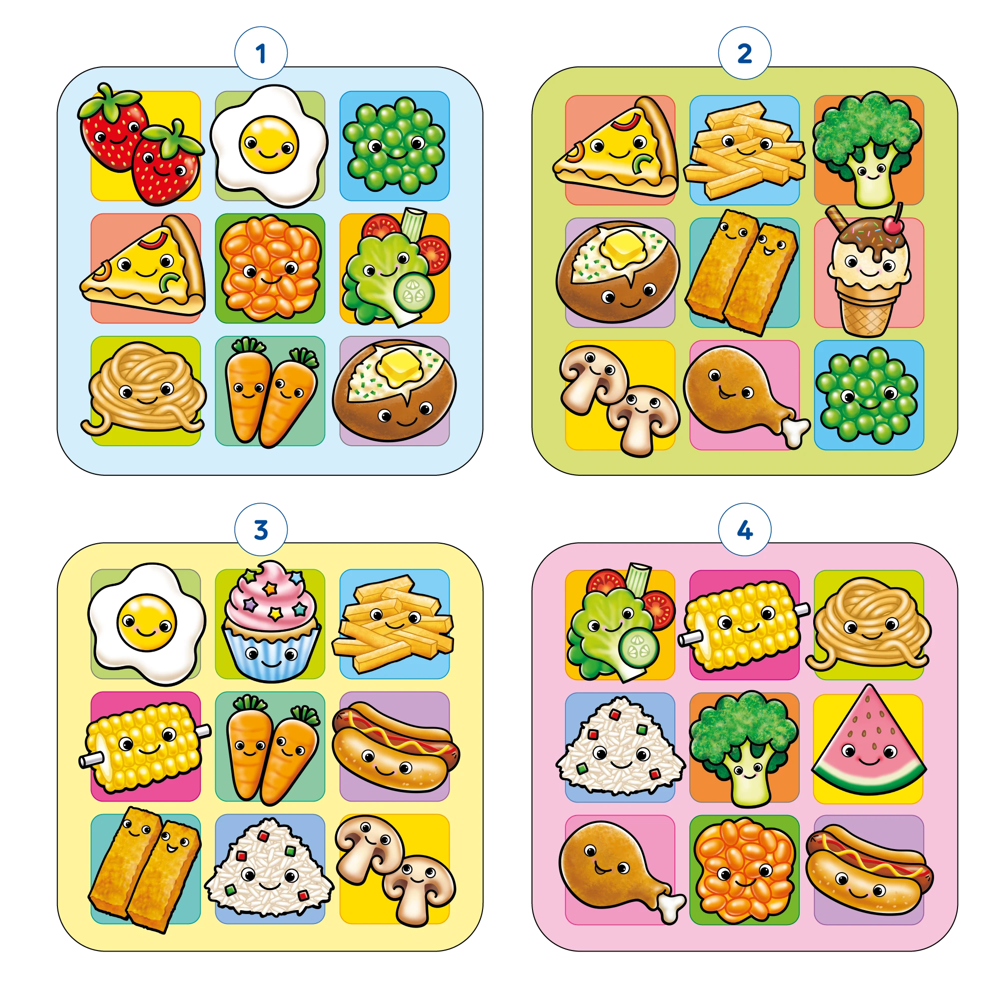 Orchard Toys Fun Food Bingo Misplaced Pieces 305