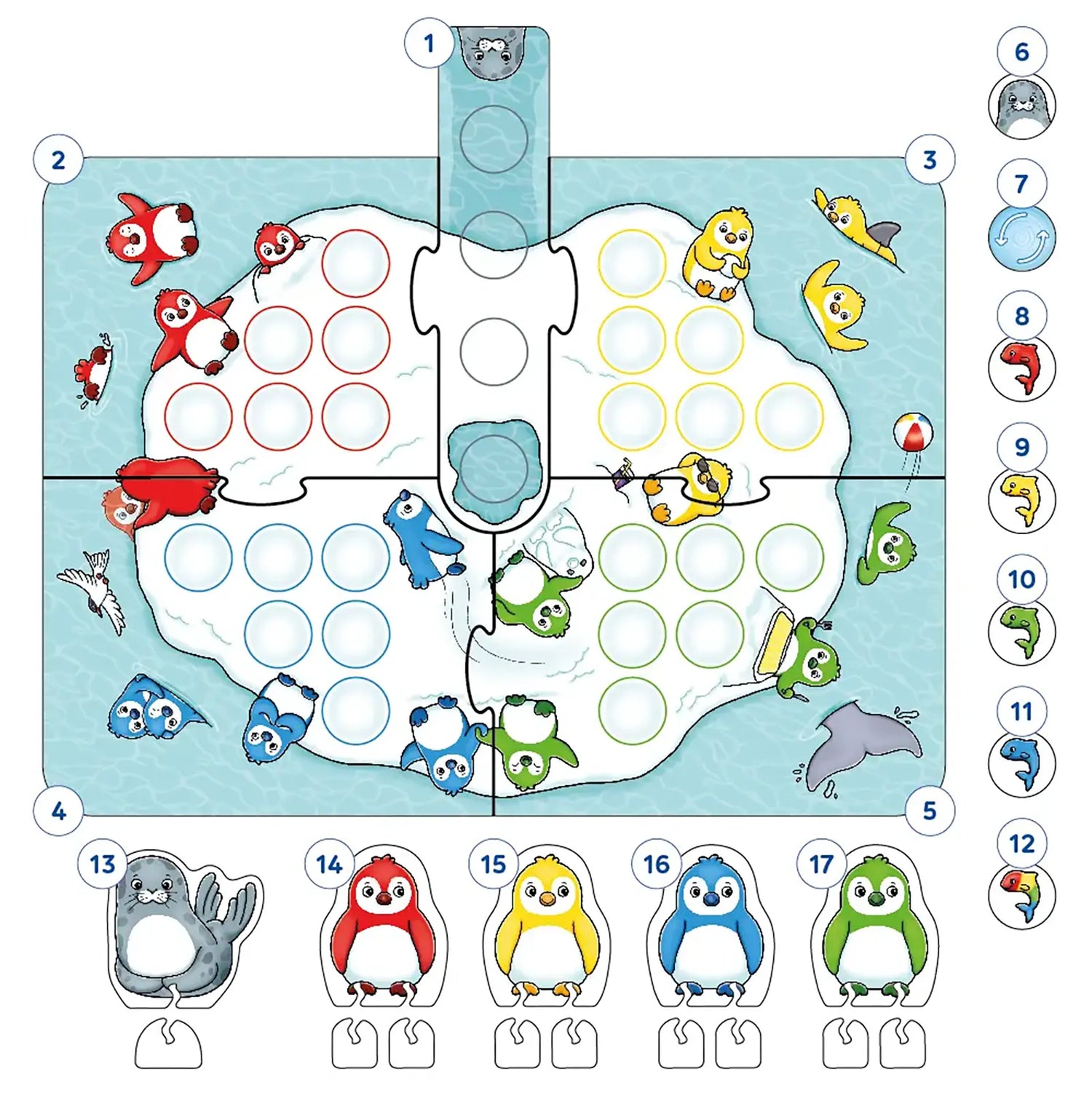 Orchard Toys Hungry Little Penguins Misplaced pieces 256