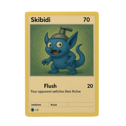 Fantasmo Cards - Skibidi Single Card