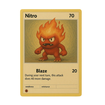 Fantasmo Cards - Nitro Single Card